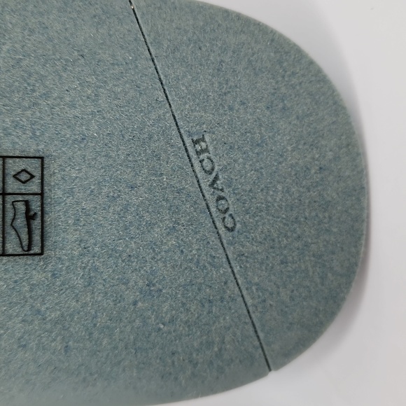 ⭐️COACH💯 NWT "BRIDGETT TERRY" SLIDERS/SHOES, THE SIZE IS 8.5 LADIES, AQUA COLOR - Picture 7 of 16